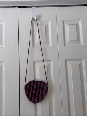 Little Marc Jacobs Heart Mini Crossbody in Navy and Rose
